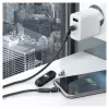 USB-kaabel RealPower MagneticCharge2 1m Must Kiirlaadimine Andmeedastus