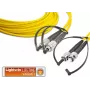Lightwin LDP-09 FC-ST 1.0 fiiberoptiline kaabel 1 m LSOH OS2 2x FC 2x ST Kollane (LDP-09 FC-ST 1.0)