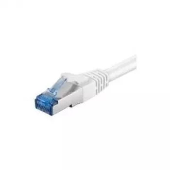 Wentronic Goobay CAT 6a paigakaabel, S/FTP (PiMF), valge, 2 m - LSZH halogeenivaba, vask (93749)