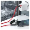 USB-kaabel RealPower MagneticCharge3 1m USB A punane