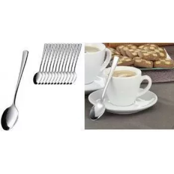 Espresso lusikas Esmeyer Stockholm 11,5 cm roostevaba teras, hõbedane