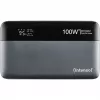Akupank INTENSO 7350050 — 20000 mAh, 1× USB-A + 2× USB-C, 100 W koguväljundvõimsus, must/hall