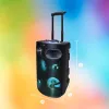 Kaasaskantav Bluetooth-karaokekõlar MANTA SPK0803B140 140 W, akutoide, MIC/USB/microSD, FM, ekvalaiser, rattad