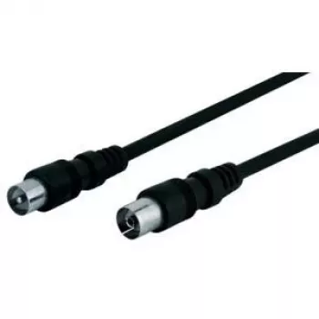 Wentronic Goobay antenniühenduskaabel, must, 0,5 m - IEC/Coax pistik IEC/Koax-pesa (11509)