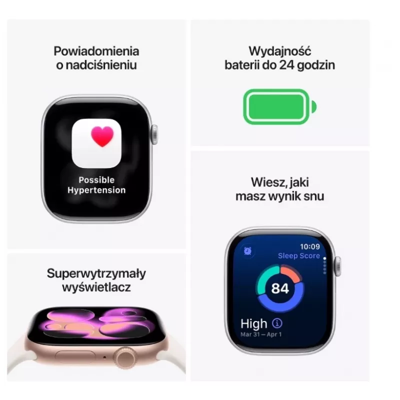 Apple Watch Series 11 GPS + Cellular 46mm Slate Titanium korpus Slate Milanese silmusega M/L