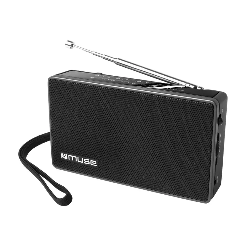 Muse | M-030R | 2-ribaline kaasaskantav raadio | Must