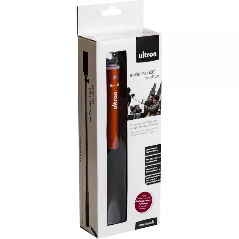 Selfie Stick Ultron Alu 80 Smartphone Must Red