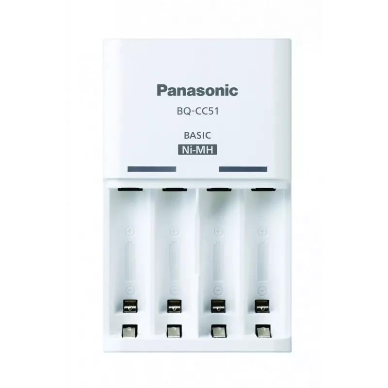 Akulaadija PANASONIC Eneloop Basic BQ-CC51 + 4x AA 2000 mAh (K-KJ51MCD40E)