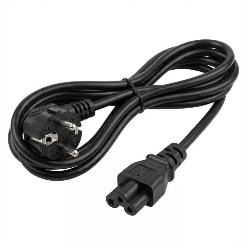 EFB-Elektronik toitejuhe maandatud pistikuga 90° - C5 180°, must, 3 m, 3 x 0,75 mm² Tootja: EFB Elektronik (EK552.3V2)