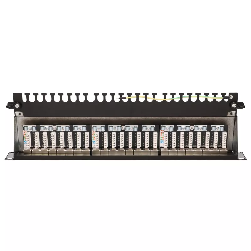 Patch-paneel - Extralink CAT6A STP, 24 porti