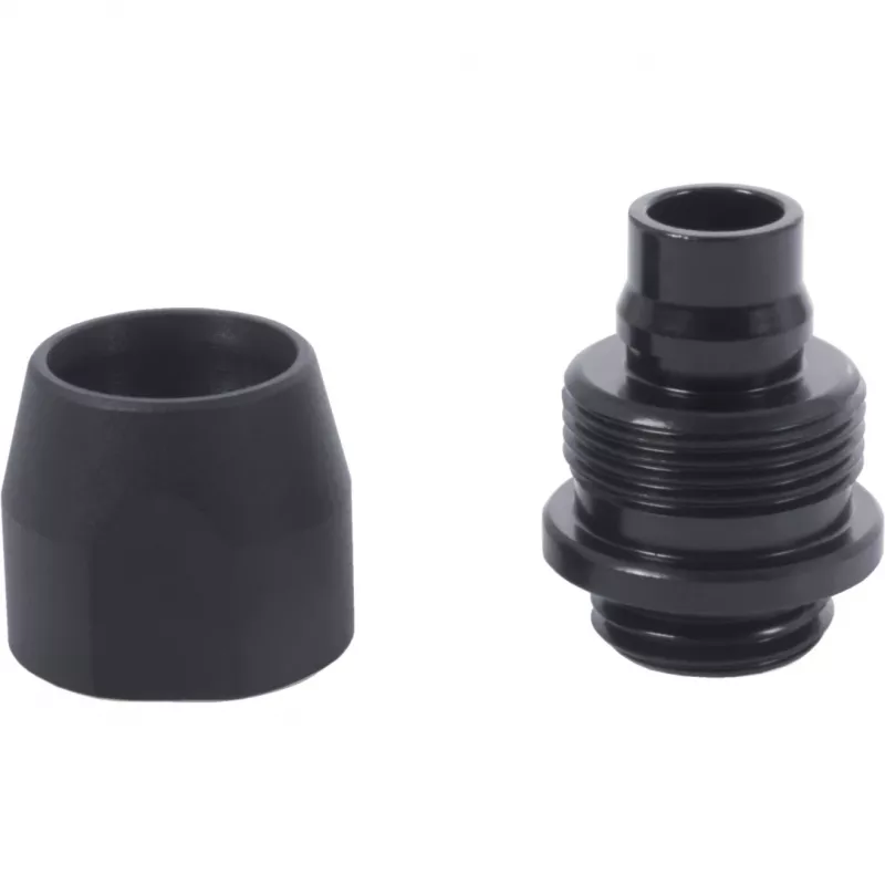 Liitmik Alphacool 17638 Alumiinium Messing Must 1.8 cm 2.4 cm