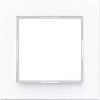 Seinalüliti katteplaat JUNG AC 581 WW Valge, duroplast, 84×84 mm