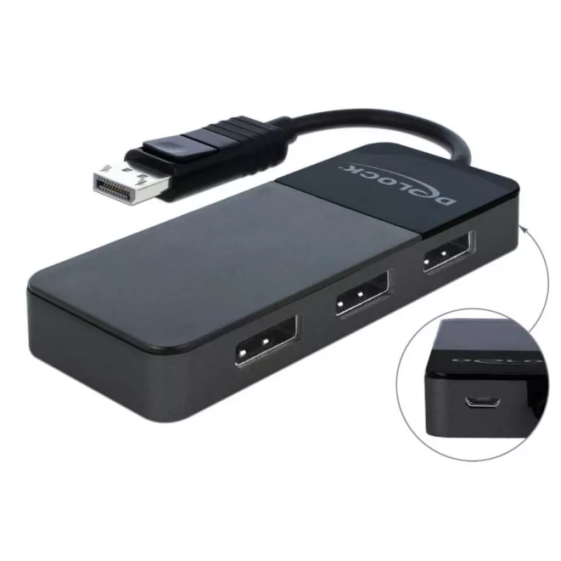 Video Splitter DeLOCK 87737 DisplayPort 3x DisplayPort
