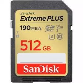 Mälukaart SANDISK 512GB UHS-I SDSDXWV-512G-GNCIN — 512 GB, UHS-I, kuni 100MB/s lugemiskiirus, kuni 90MB/s kirjutamiskiirus