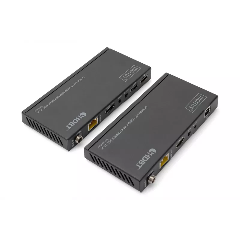 KVM-pikenduskomplekt Digitus 4K HDBaseT HDMI 70 m juhtmega