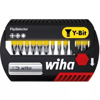 wiha Flip Selector Y PH PZ 6-round SB7947Y904 6-positsiooniline kruvikeeraja valija