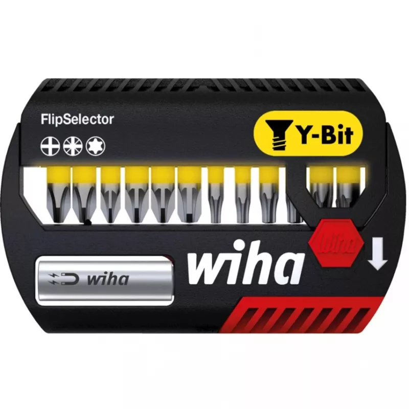 wiha Flip Selector Y PH PZ 6-round SB7947Y904 6-positsiooniline kruvikeeraja valija