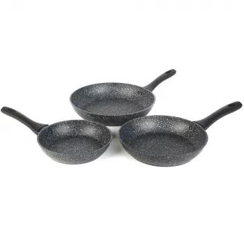Praepannide komplekt Salter BW11459BRMFOB 3-osaline mittenakkuvad pannid 20/24/28 cm