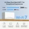 Võrksüsteem TP-LINK Mercusys Halo H25BE (Wi-Fi 7, kaheribaline 2,4/5 GHz, 2880 Mbps) 2 komplekt, 3 sisemist antenni, valge
