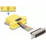 DeLOCK D-Sub 25-kontaktiline emane RJ45 emasele montaažikomplekt kollane VGA RJ-45