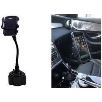 Tassihoidikusse kinnitatav nutitelefoni kinnitus IWH 019265 — plastist auto telefoni kinnitus topsihoidikusse