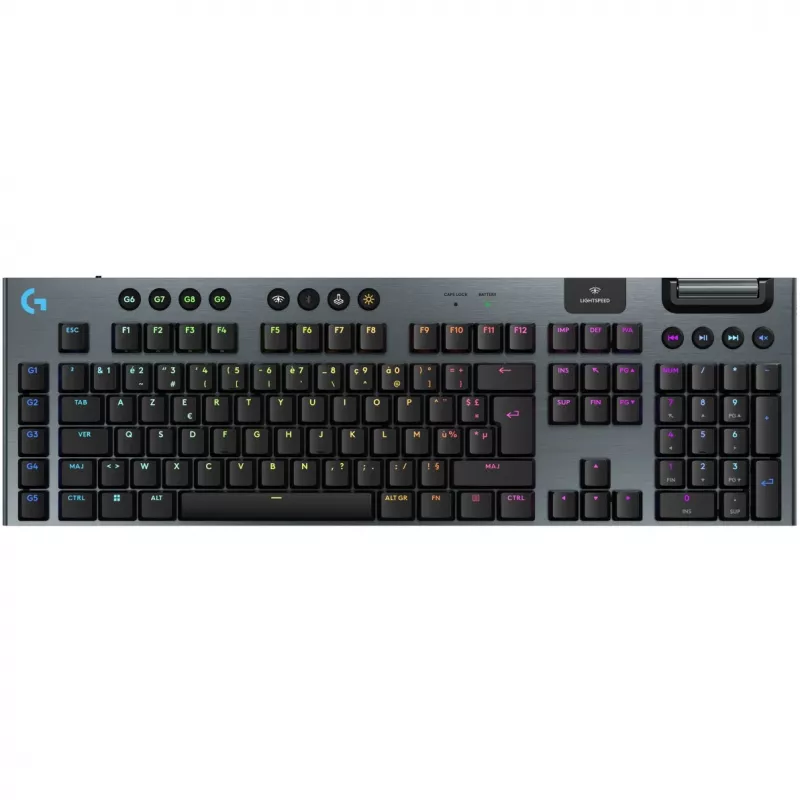 Logitech G G915 X LIGHTSPEED klaviatuur mängimiseks USB RF traadita Bluetooth AZERTY prantsuse must