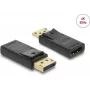DELOCK Active DisplayPort 1.2 HDMI-adapter 4K HDR, ühes tükis USB-toitega kaabel
