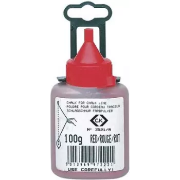 Märkimiskriidi pulber c.k tools T3521R 100 — punane märkimiskriit, 100 g