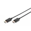 Ühenduskaabel DisplayPort klambritega 1080p 60Hz FHD tüüp DP / DP M / M must 1m