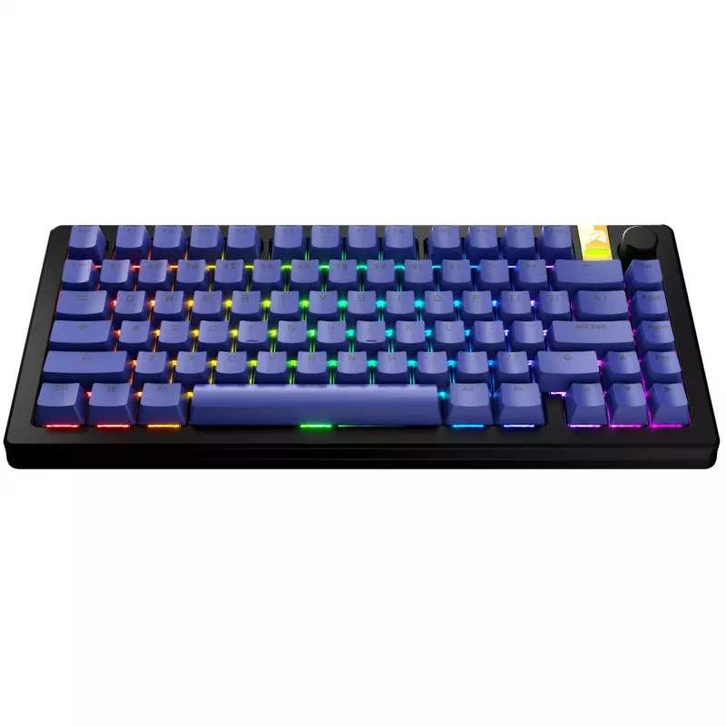 Keycap set GLORIOUS GPBT Basics Mana Blue — PBT, ANSI paigutus