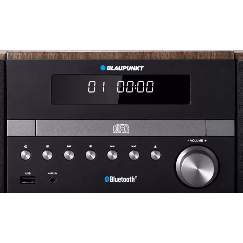 Mikrosüsteem Bluetooth RDS/ID3 silt CD/MP3/USB/AUX/KellAlarm