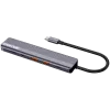 USB USB-C jaotur CANYON DS-17 — HDMI, USB 3.2 Gen 1 A, USB-C, MicroSD, 10000 Mbit/s, hall