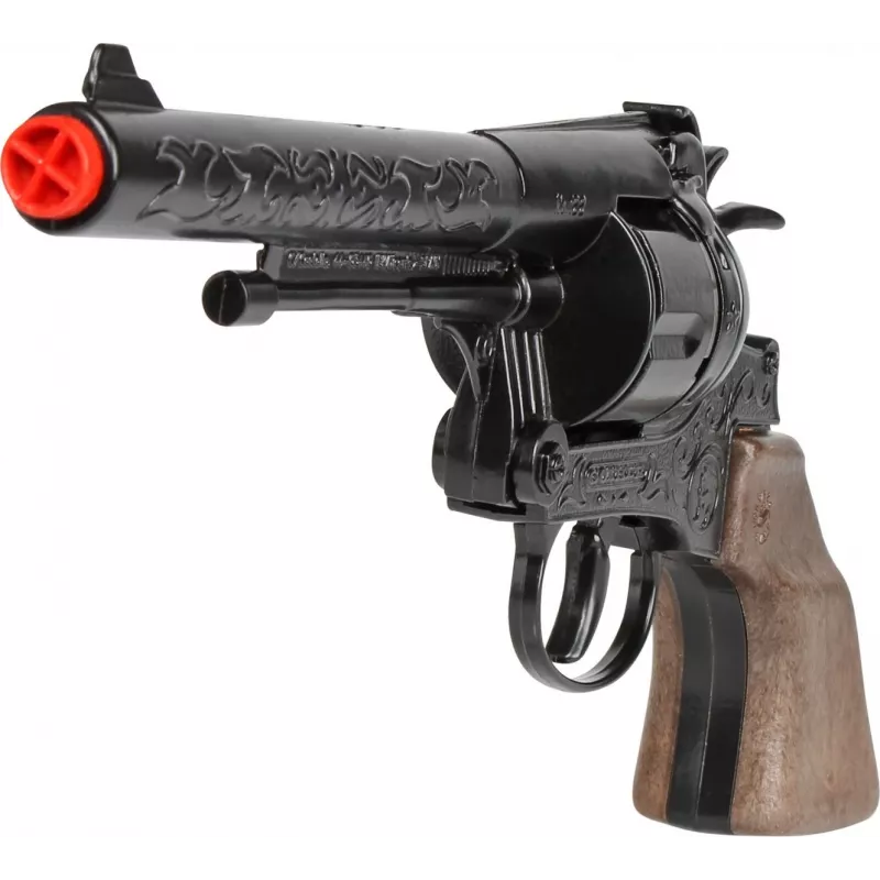 Pulio Metal Cowboy Revolver Gonher — metallist mängupüstol kapslitega mudel 155122/6