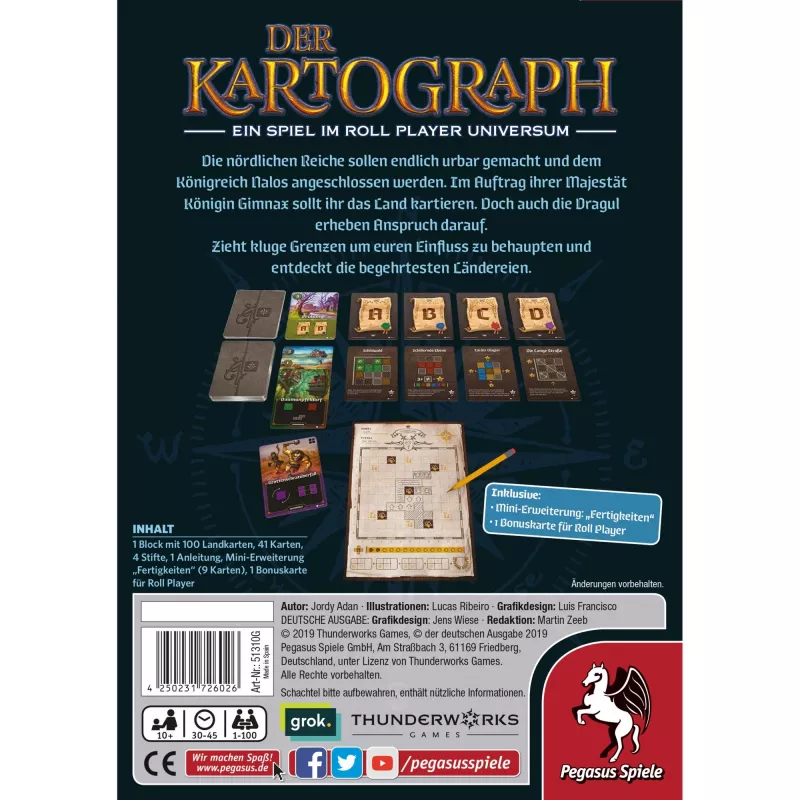 Der Kartograph, peremäng