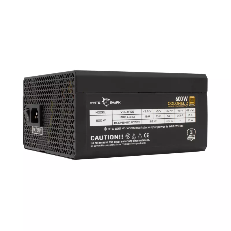 Toiteplokk White Shark GPSU-B600S Colonel-2 600W