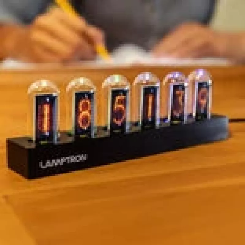 Lauakell Lamptron DC601 IPS must — digitaalne lauakell IPS-ekraaniga