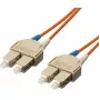 Equip SC/SC fiiberoptiline ühendusjuhe – OM1/OM2, 1,0 m, 62,5/125 µm