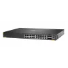 Hewlett Packard Enterprise HPE Aruba Networking CX 6200F 24G 4SFP+ lüliti - lüliti - max. virnastamiskaugus 10 km - L3 - hallatav - 24 x 10/100/1000 + 4 x 100/1000/10G SFP+ - esiosa a