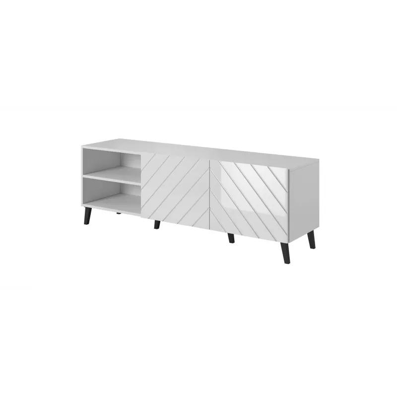 RTV-kapp ABETO 150x42x52 valge/valge läikiv