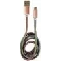 LC-POWER kaabel USB-Micro-1M-4 1m sinine/roosa, USB A - Micro-USB (LC-C-USB-MICRO-1M-4)