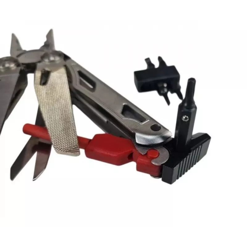 Multitool AZYMUT Giewon FS Fire Starter multiriist 19 tööriista, tulekivi, vile, vöötaskuga (H2038A)
