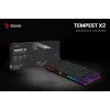 Mehaaniline klaviatuur RGB Tempest X2 Outemu Blue Savio Savgk-tempest X2 Bl
