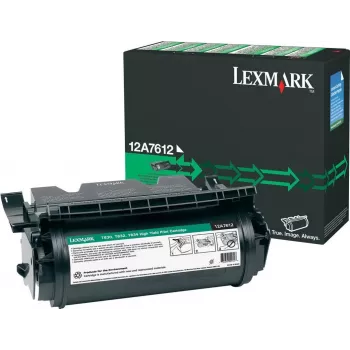 Lexmark 12A7612 printeritarvik Must