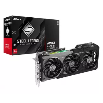 ASRock Radeon RX 9070 XT 16GB Steel Legend Dark Graafikakaart
