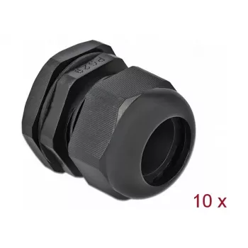 Kaablitihend DeLOCK 60226 Must Plastik 10 tk