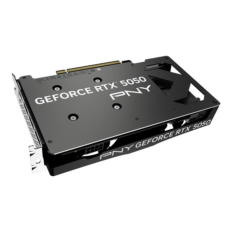 Graafikakaart PNY GeForce RTX 5050 — 8 GB GDDR6, 2317 MHz, 128-bit, PCIe x8 5.0, kahe ventilaatoriga jahutus