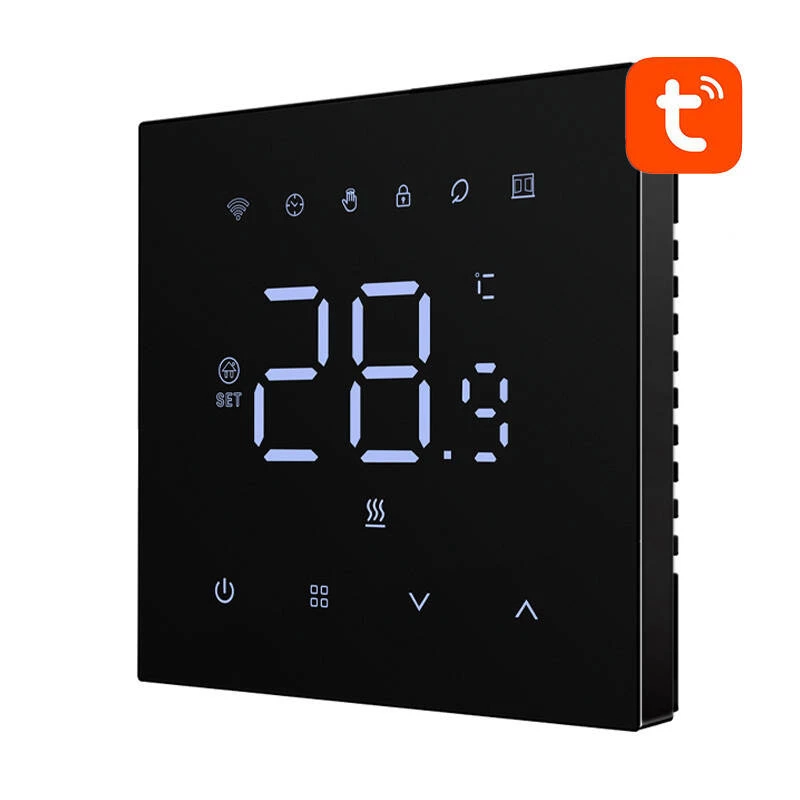Nutitermostaat Avatto WT410-BH-3A-B WiFi gaasikatlale, 3A relee
