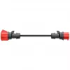Adapter Gemini flex 22 kW CEE punane kolmefaasiline 32A > CEE punane 16A must 30cm
