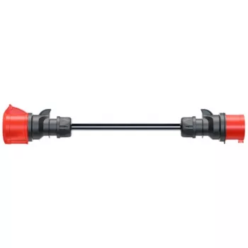 Adapter Gemini flex 22 kW CEE punane kolmefaasiline 32A > CEE punane 16A must 30cm