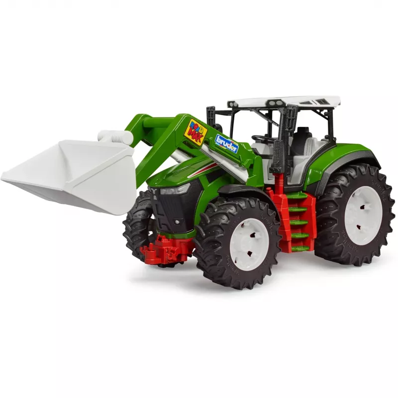 BRUDER Traktor esilaaduriga mudel BR-03451 – vastupidav mängutraktor liigutatava laaduriga